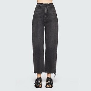 ALEXANDER WANG SPLIT JEAN DENIM, HIGH RISE SIZE 27